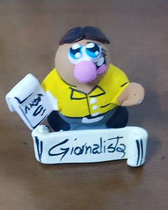 Fischietto Giornalista artigianale idea  laurea 