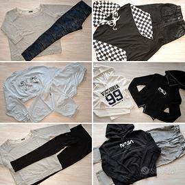 Lotto 11pz autunno inverno tg.M, 16 anni