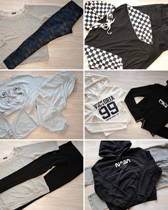 Lotto 11pz autunno inverno tg.M, 16 anni