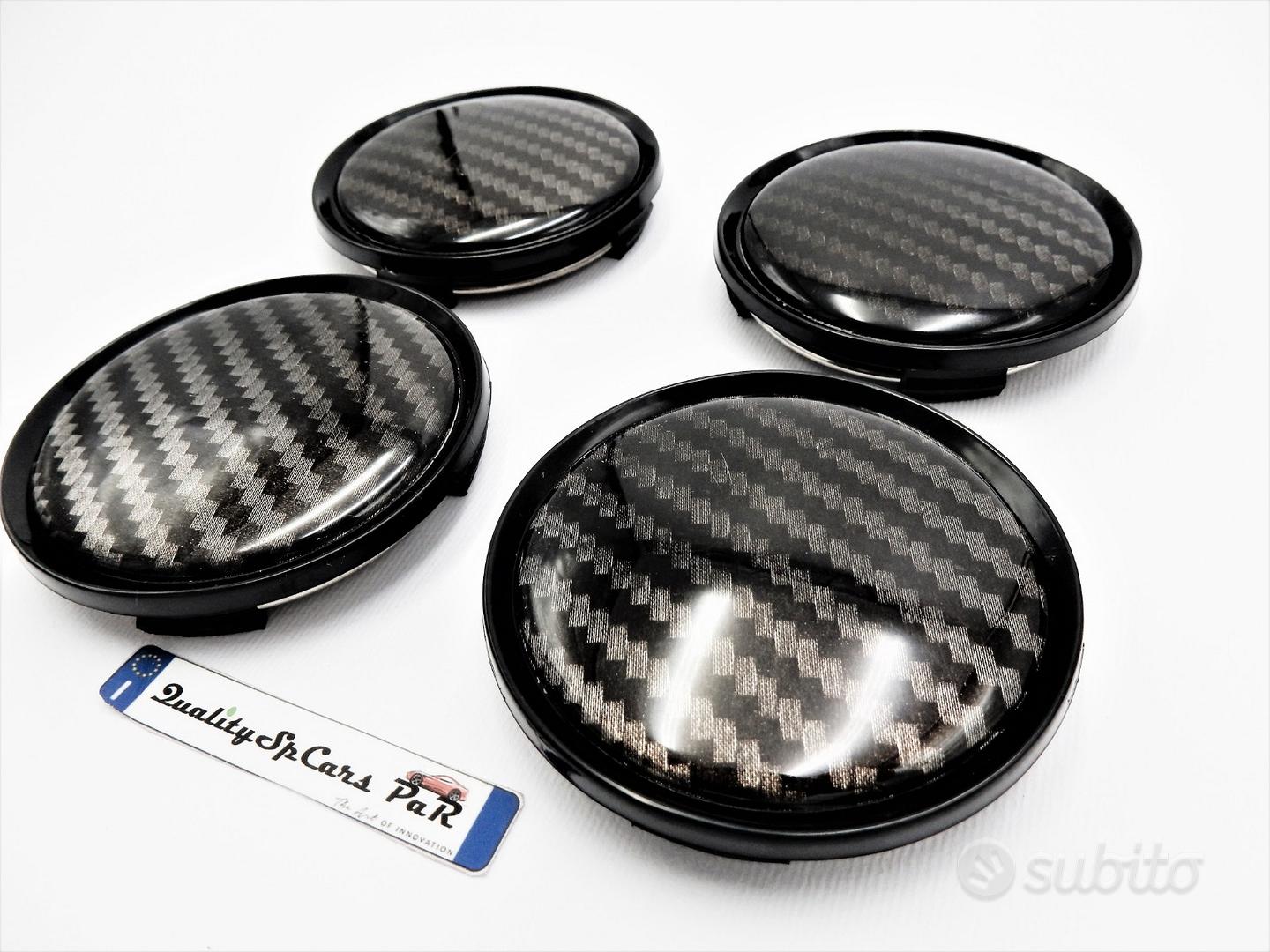 4 X Coprimozzo In Silicone Adesivi Emblema - 57 Mm - NUOVO - Foto 3