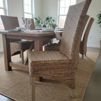 Set 6 Sedie Maisons du Monde in Rattan – Stile Boh