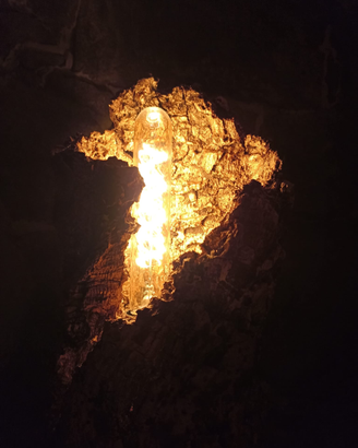 Lampada in sughero