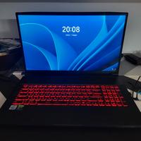 Notebook MSI 17 poll. 32 Gb RAM-6 Gb sc. video