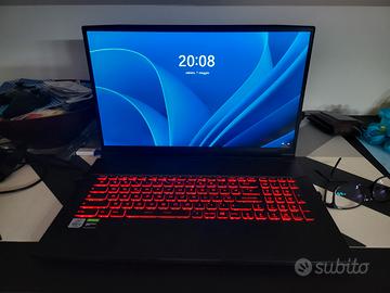Notebook MSI 17 poll. 32 Gb RAM-6 Gb sc. video