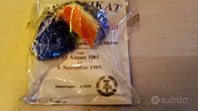 Muro di Berlino Originale Certificato