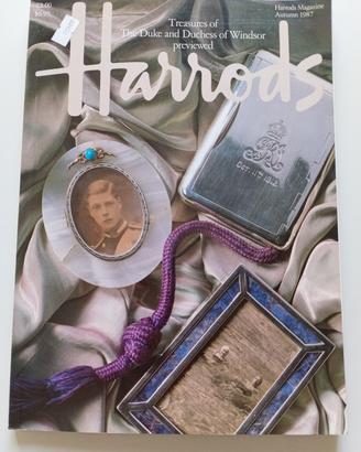 Rivista Harrods Magazine  sutonno 1987 Mint 