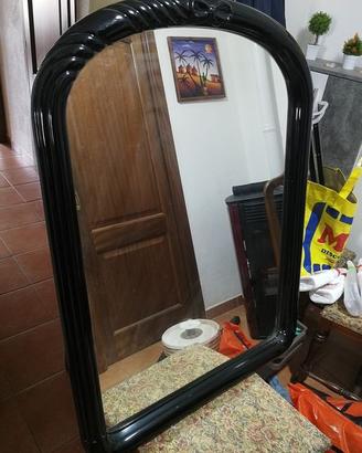 Specchio cornice nera