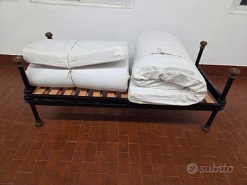 Reti a doghe singole 80x190 + materassi inclusi