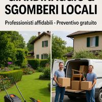 Servizi di giardinaggio e sgombero locale