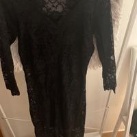 Abito pizzo nero