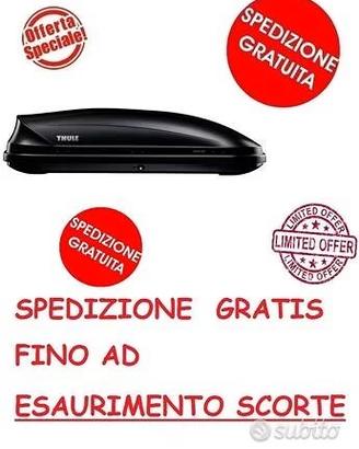 Box auto portatutto Thule Pacific 200 nero satinat