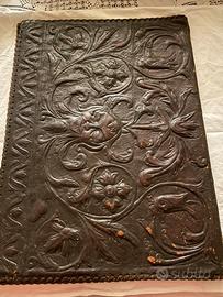 Sottomano in cuoio liberty fine ’800