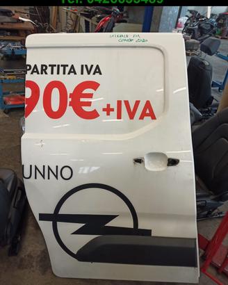 Porta SCORREVOLE DESTRA OPEL COMBO E VAN dal 2018