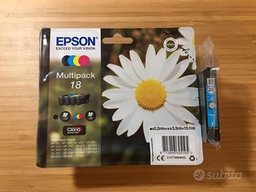 MULTIPACK 18 Epson + 1 CIANO NUOVI e ORIGINALI
