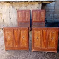 Letto matrimoniale/singolo stile liberty