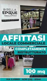 Locale commerciale 100 mq