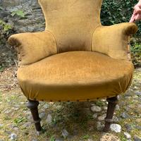 Coppia di poltrone anni 40 da restaurare