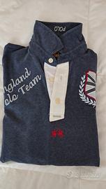 Polo La Martina manica lunga grigia cotone M