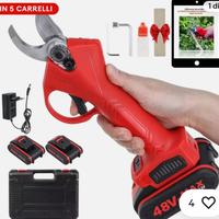 Forbici a doppia batteria per potatura da giardino
