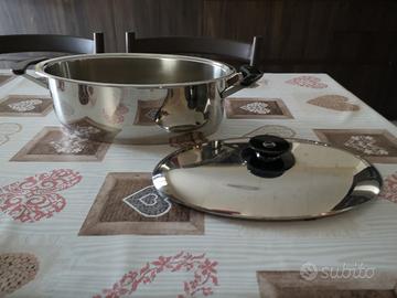 Tegame ovale AMC acciaio inox per pesce/arrosti