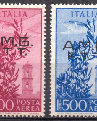 TRIESTE A 1948 - Serie MNH Aerea CERTIFICATA WXJ