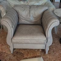 Poltrona modello Chesterfield Doimo