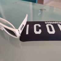 occhiali da sole bianchi Dsquared 2 Icon originali