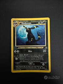 Carta Pokémon umbreon 13/75 holo neo discovery