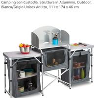 Mobile cucina da campeggio