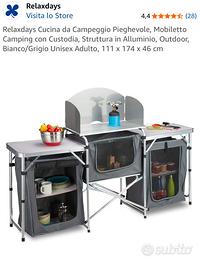 Mobile cucina da campeggio