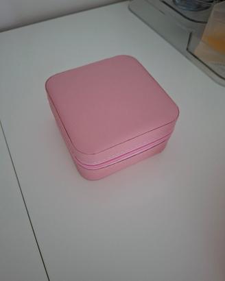 Portagioie da viaggio rosa piccolo