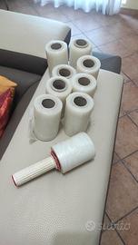 Dispenser con miniroll di pellicola estensibile 