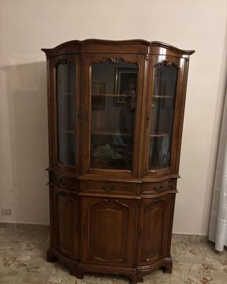 Vetrina Mobile Legno Barocco