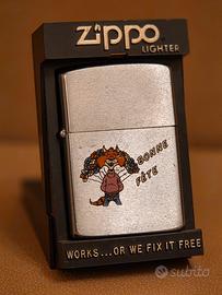 Zippo volpe franccese Bonne Fête 1989
