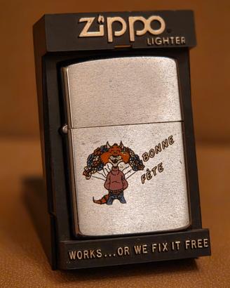 Zippo volpe franccese Bonne Fête 1989