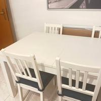 Set Tavolo IKEA allungabile + 4 Sedie