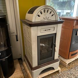 Stufa piazzetta brunico 11kw doppia canalizzato