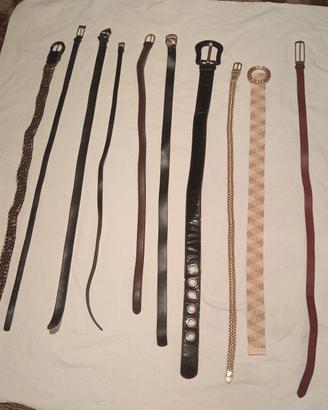 Lotto cinture donna: 10 pezzi