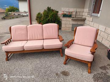 Divano struttura in legno