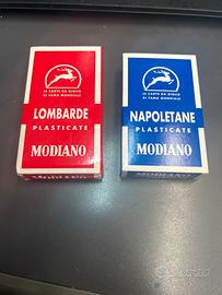 Carte da gioco Modiano napoletane + lombarde