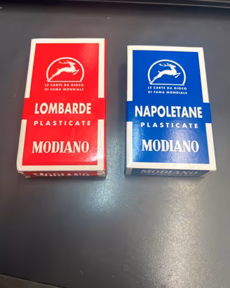 Carte da gioco Modiano napoletane + lombarde