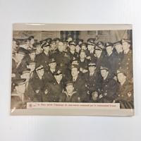 Foto originale il Duce con il comandante Grossi