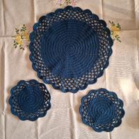 centrotavola,sottotazze,sottobicchieri,centrini