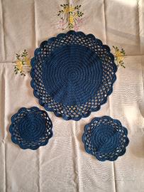 centrotavola,sottotazze,sottobicchieri,centrini