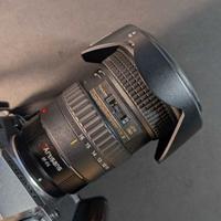 Tokina 11-16 Canon con adattatore per Fuji