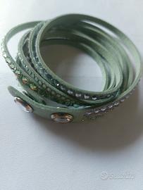 Braccialetto in nabulk e Swarovski 