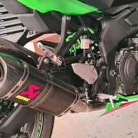 ninja 400 RR scarico portatarga e mottolini Racing