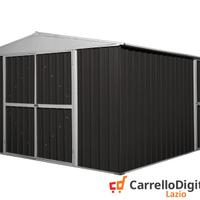 Box prefabbricato in acciaio 360x430cm nero