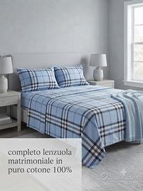 completo lenzuola matrimoniale 