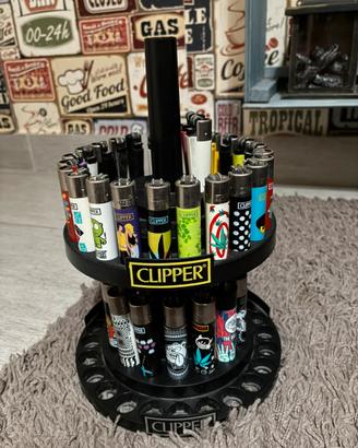 Espositore Clipper con accendini clipper